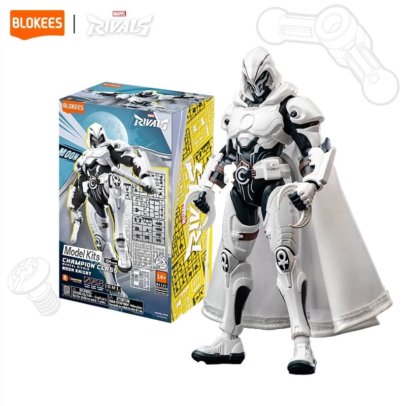 BLOKEES Marvel heroes -Champion class-10-Moon Knight | Plastic Model Action Figure Mainan Birthday Gift Toys